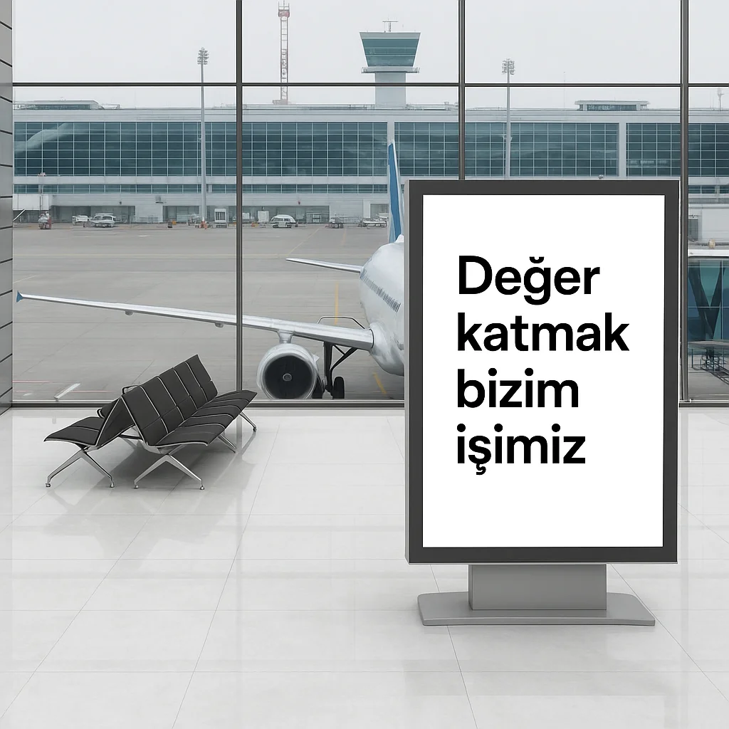 Gaziantep Havalimanı Reklamı