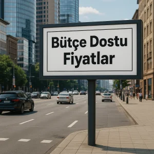yol kenarı reklam panosu