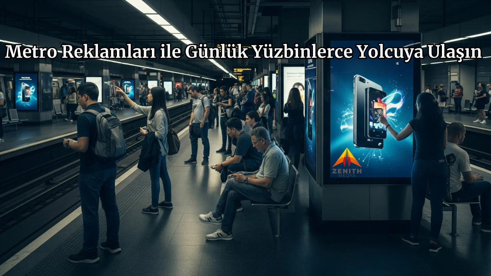 Metro Reklamları ile Günlük 100 Bin Yolcuya Ulaşın