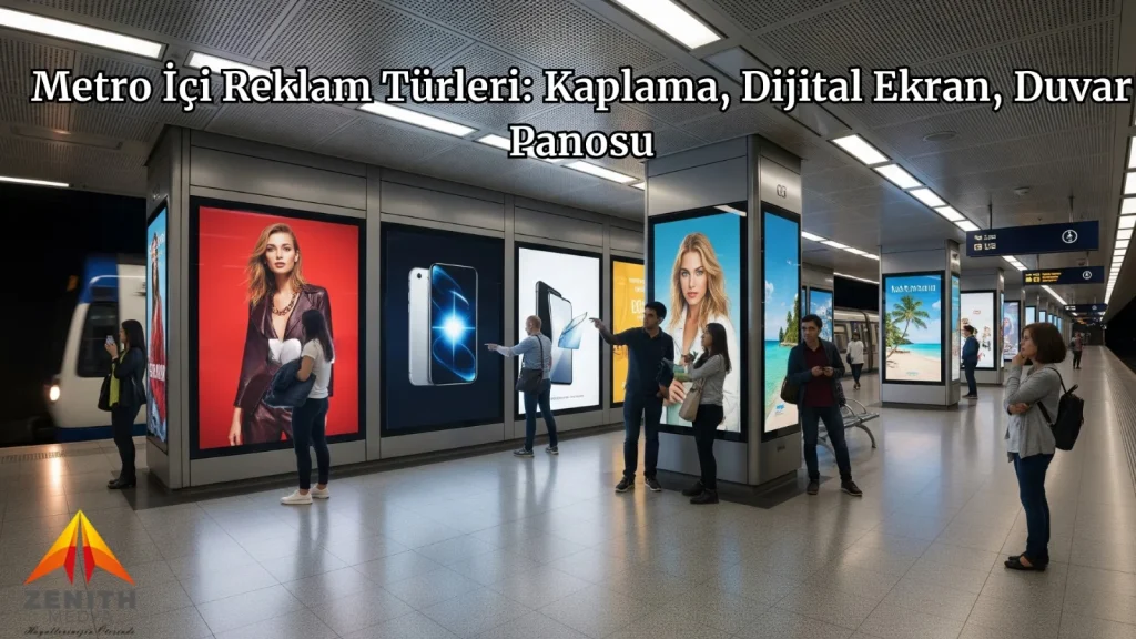 Metro Reklamları ile Günlük 100 Bin Yolcuya Ulaşın