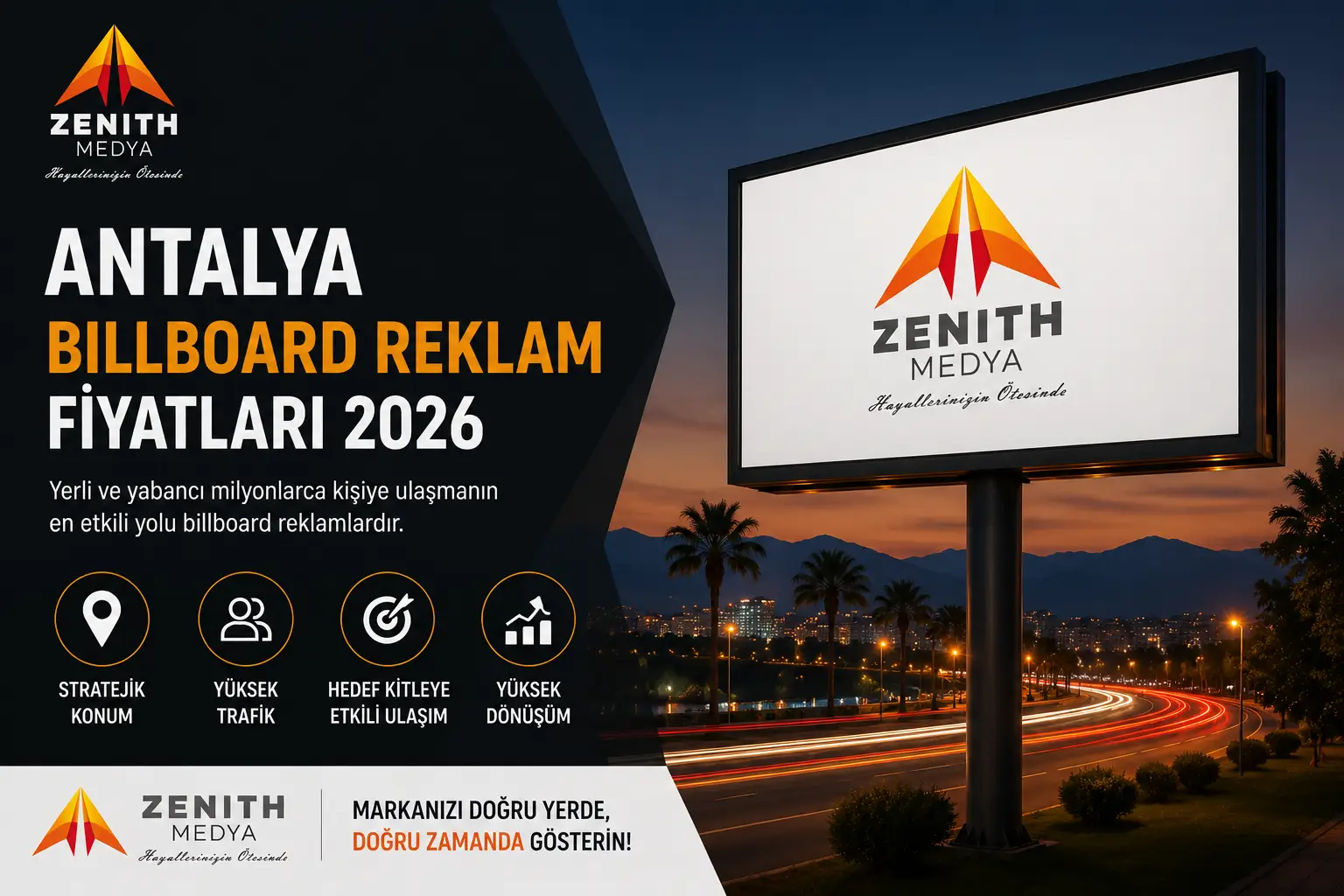 Antalya Billboard Reklam Fiyatları!