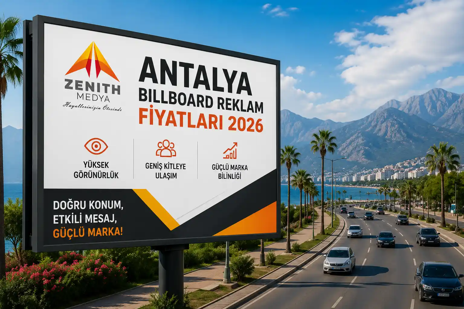 Antalya billboard reklam fiyatları 2026