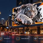Ankara Billboard Reklamlarında Gece Işığı ve 3D Teknikler