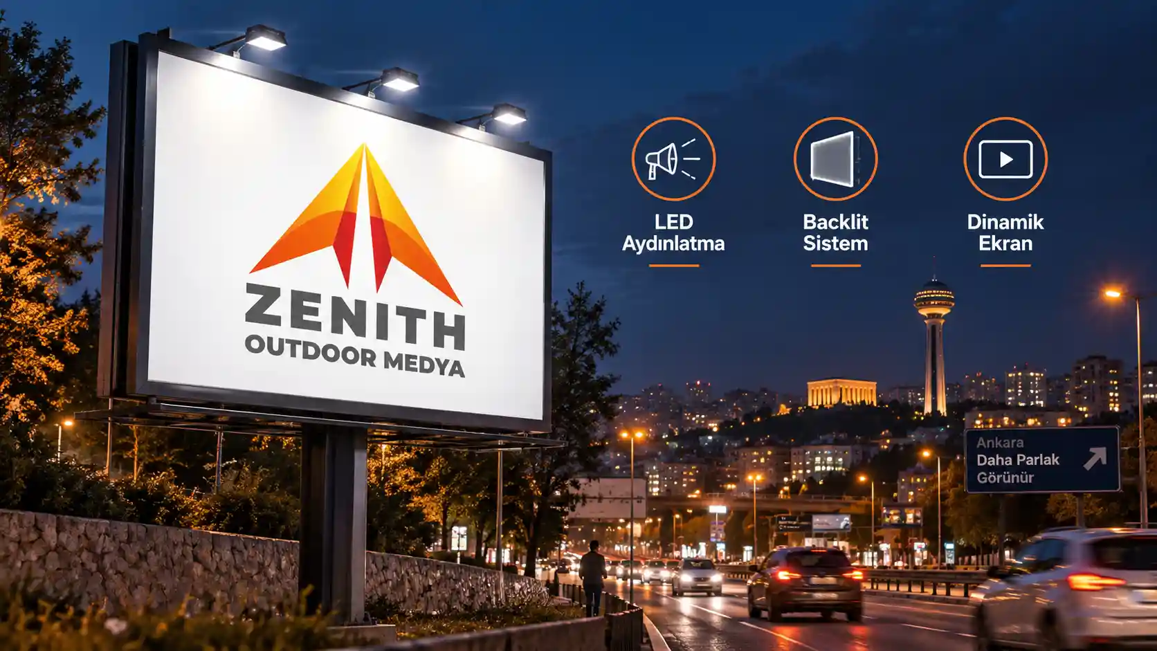 Billboard gece ışığı